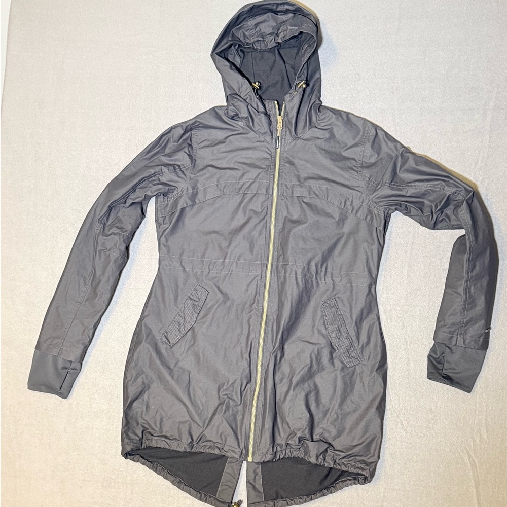 Mondetta Black Gagnez Votre Choix Long Line Rain Coat Jacket Size M
